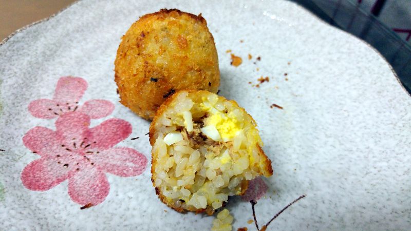 野餐去，簡單炸飯糰
