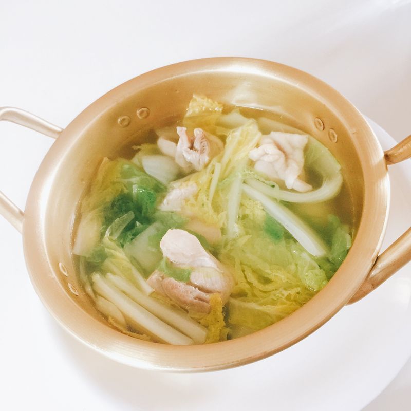 白菜雞湯