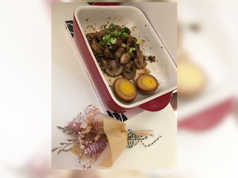 蒜香烤蘑菇