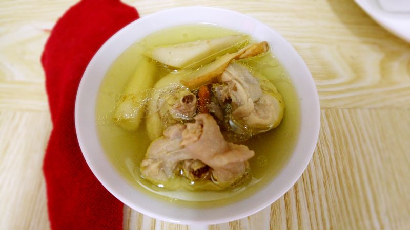 牛蒡雞湯