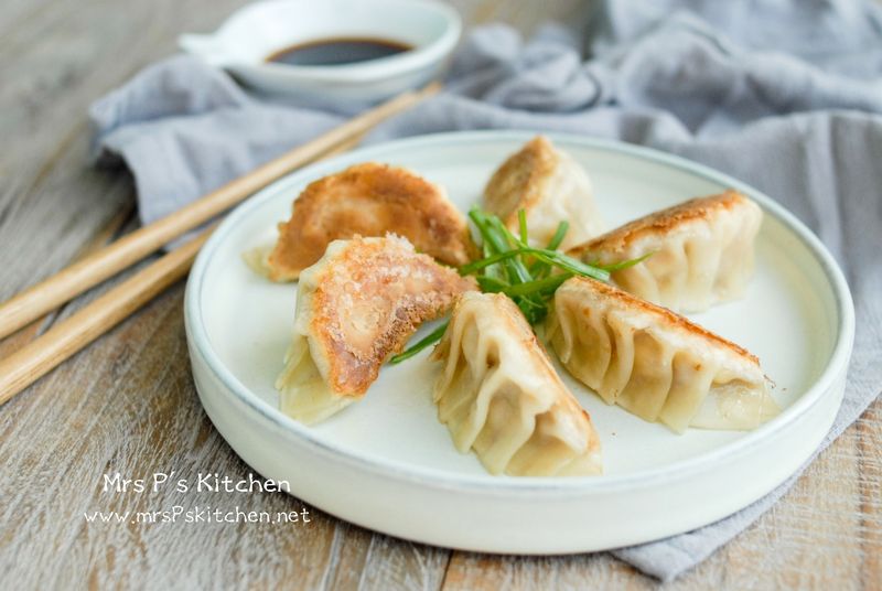 日式豆腐玉米煎餃子