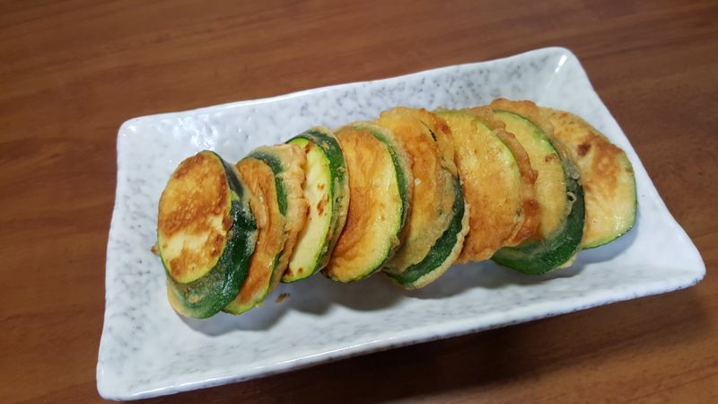 椒鹽煎櫛瓜~超簡單