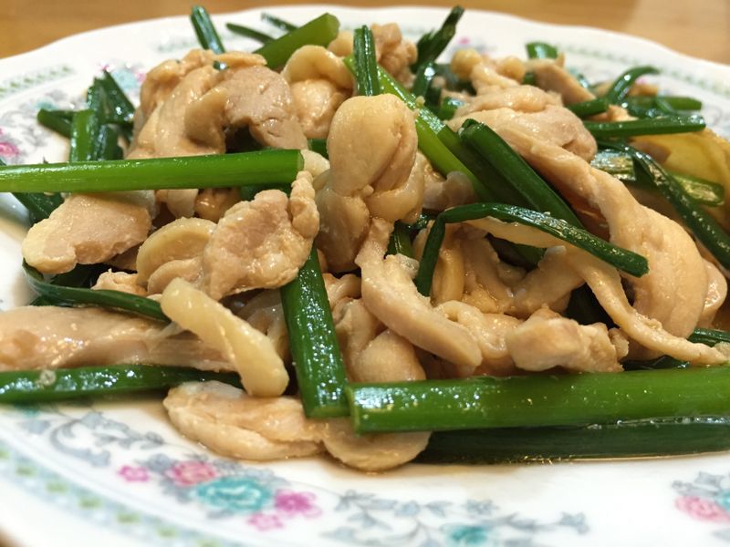 韮菜燒雞【福壽純芝麻油玩料理】