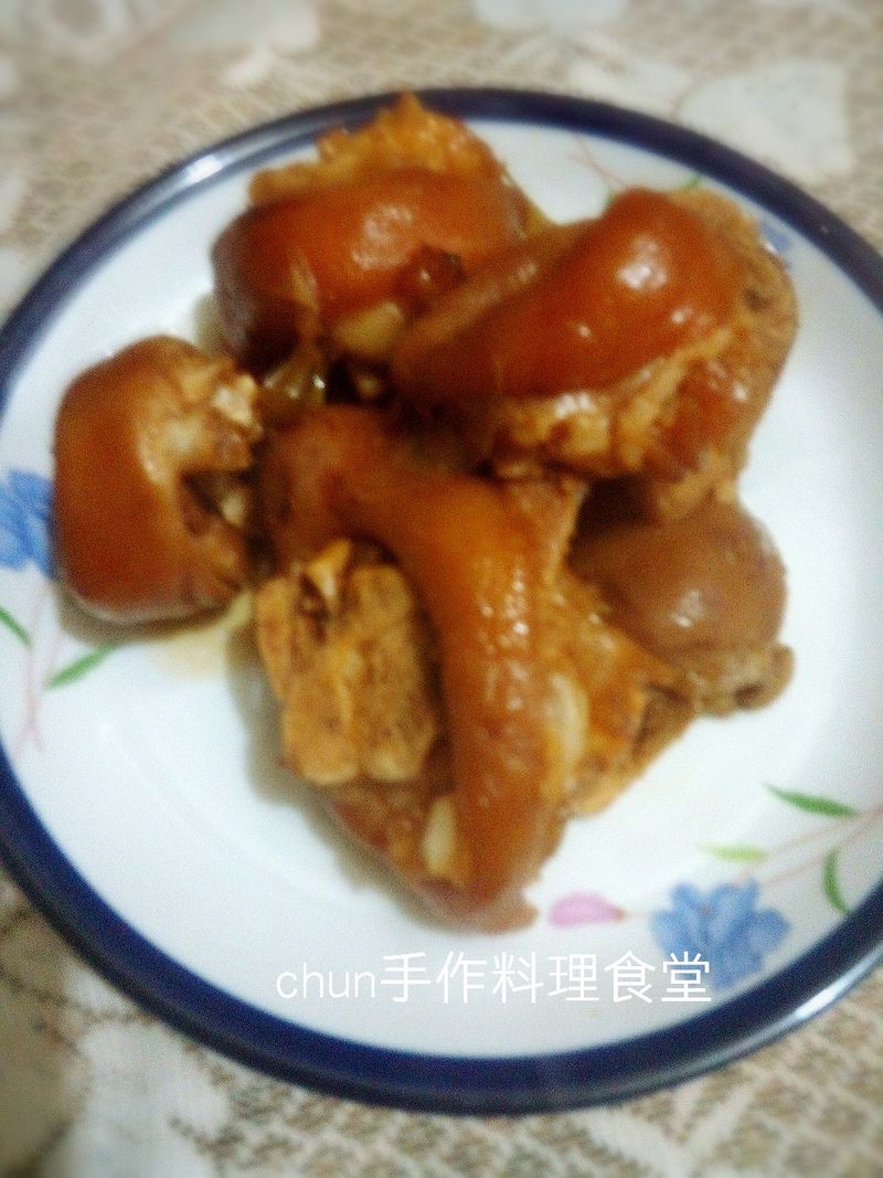 蘋果大蒜豬腳 (福壽純芝麻油玩料理)