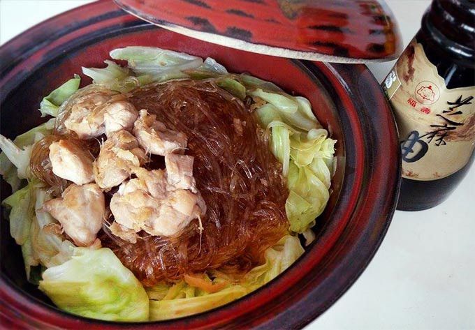 麻油雞冬粉【福壽純芝麻油玩料理】