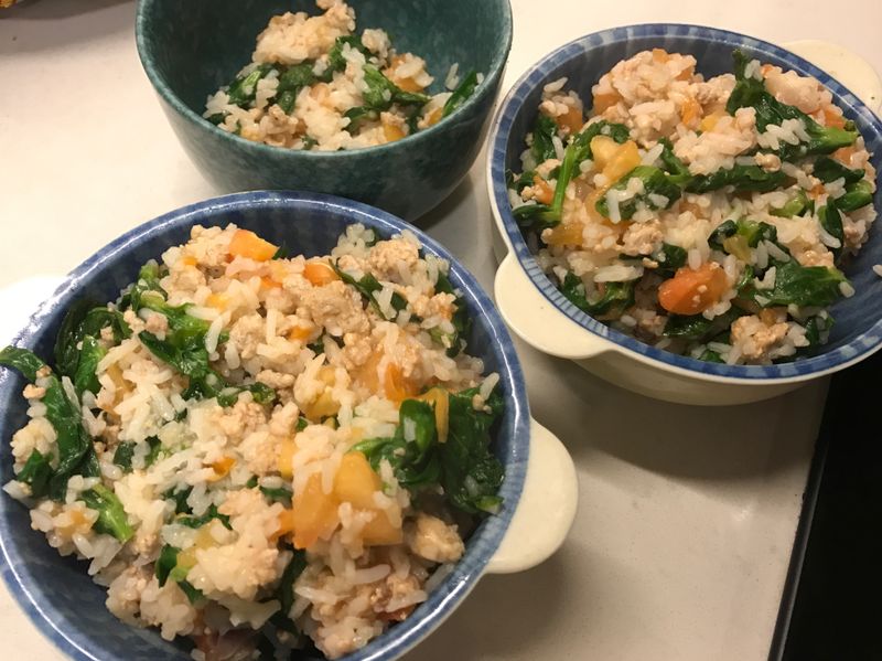 **寶寶食譜~只用一茶匙油炒的飯👏🏻