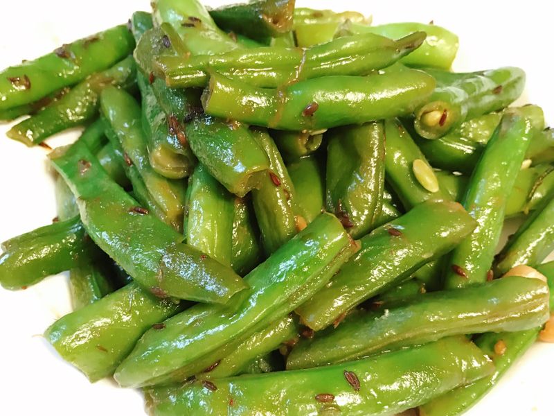 孜然炒醜豆