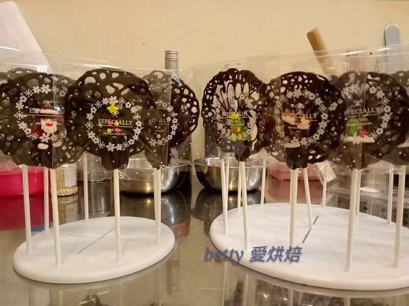 巧克力造型棒棒糖