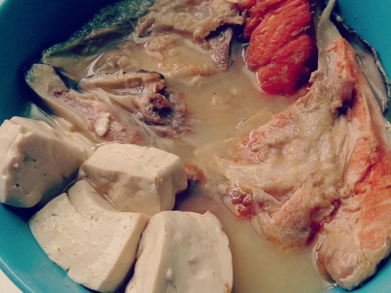鮭魚豆腐湯