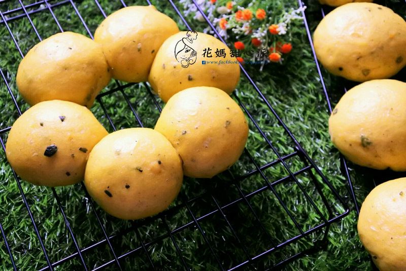 蒸南瓜麵包(電鍋版)
