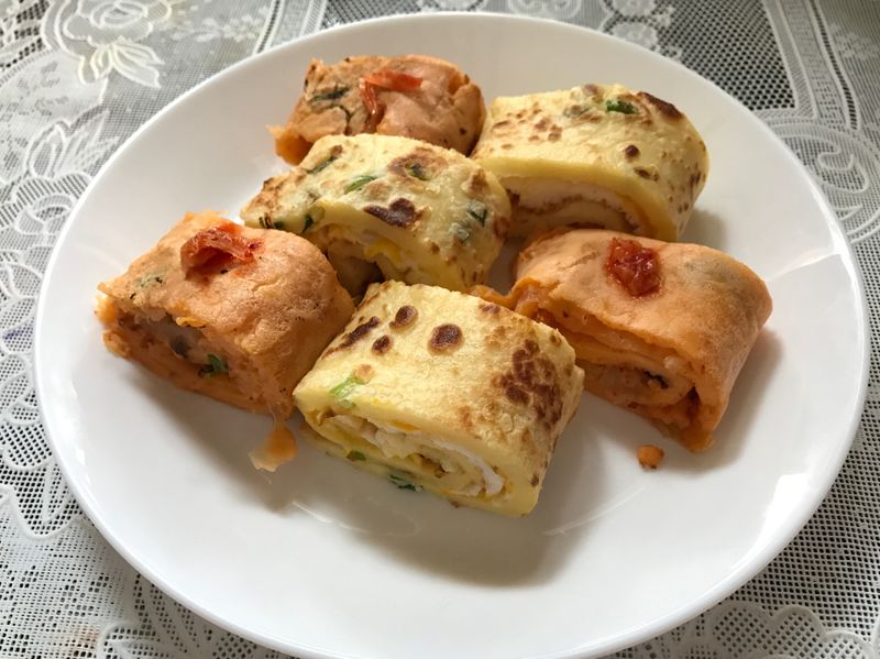 韓式泡菜煎餅 泡菜蛋餅