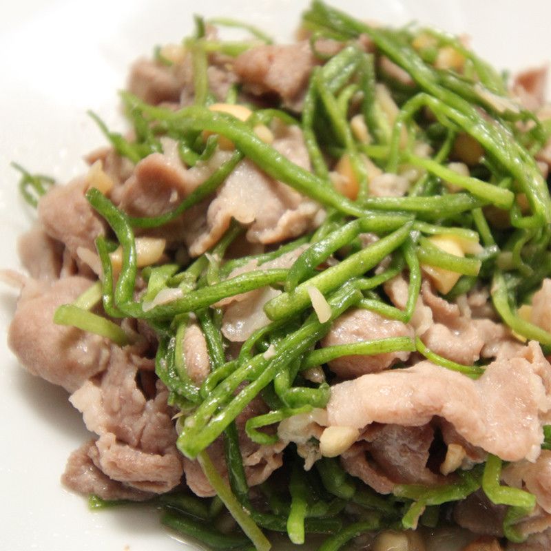 【厚生廚房】水蓮炒肉絲