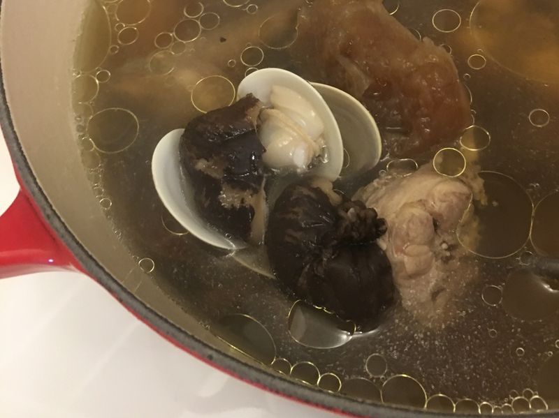 蔭瓜香菇雞湯