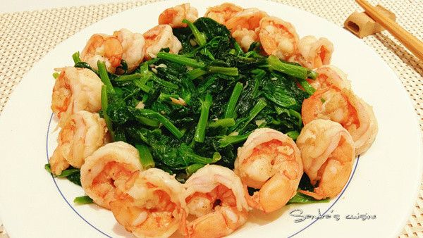 豆苗蝦仁