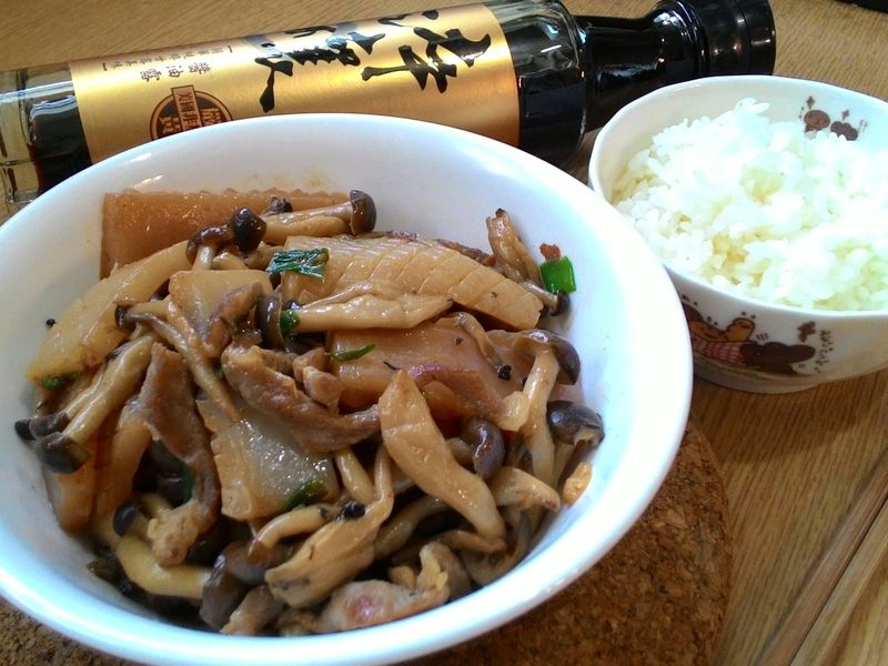 肉絲蒟蒻鴻禧菇【淬釀手路菜】