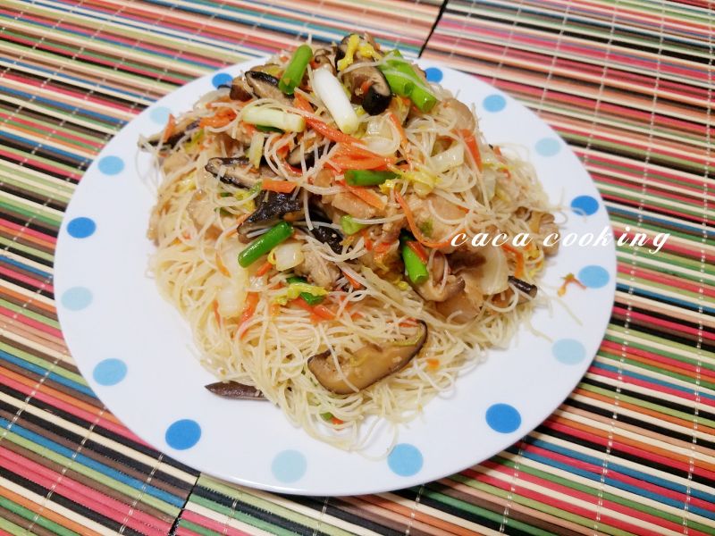 大白菜炒米粉