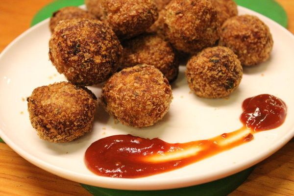 茄子素食肉丸子