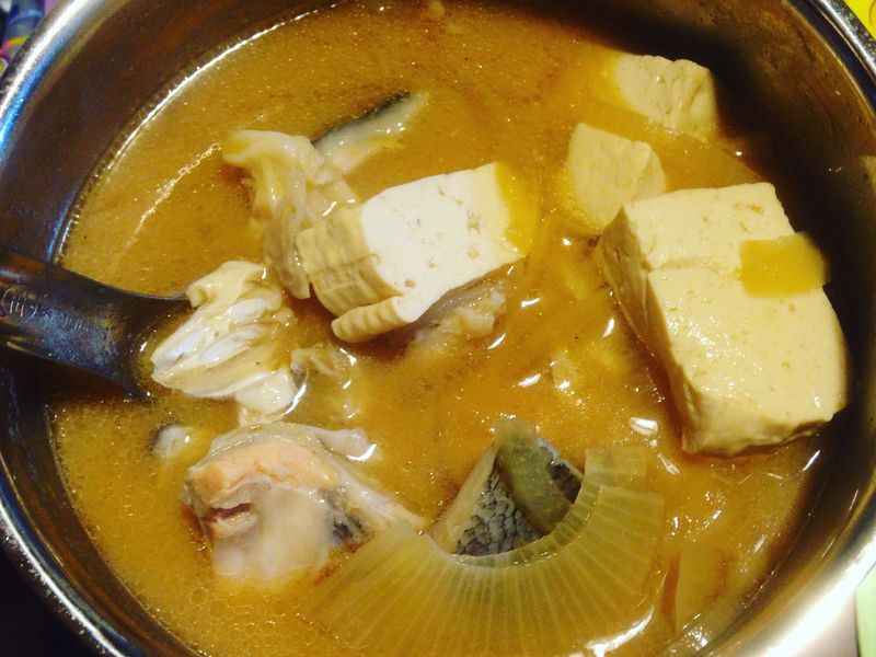 鮭魚味噌湯