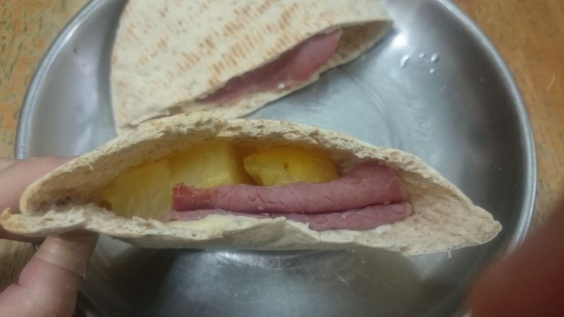 (簡易)火腿芝士菠蘿飛碟
