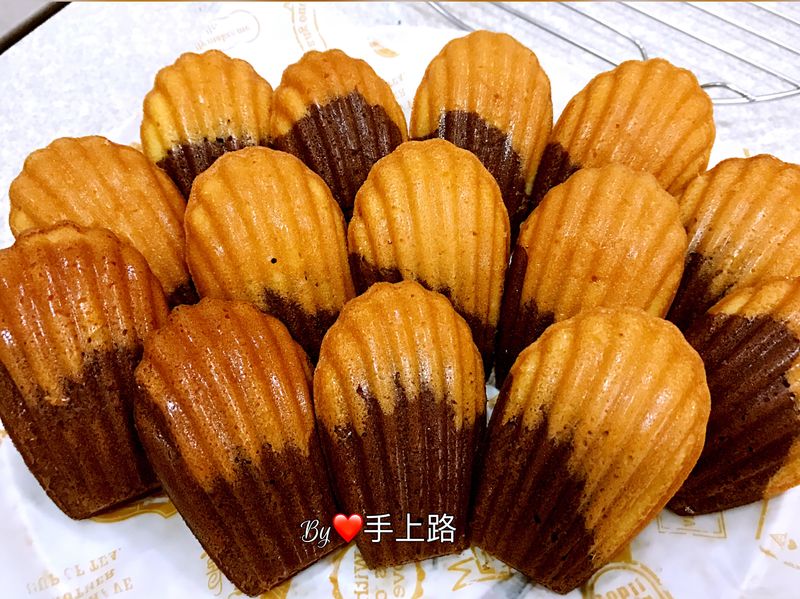 雙色系瑪德蓮蛋糕❤️原味&巧克力