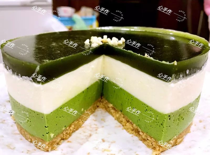 🍵抹茶凍乳酪蛋糕🍵(6吋、免烤箱)