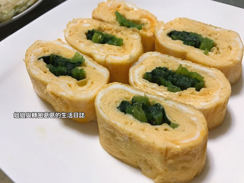 『寶寶食譜』菠菜蛋捲(玉子燒)