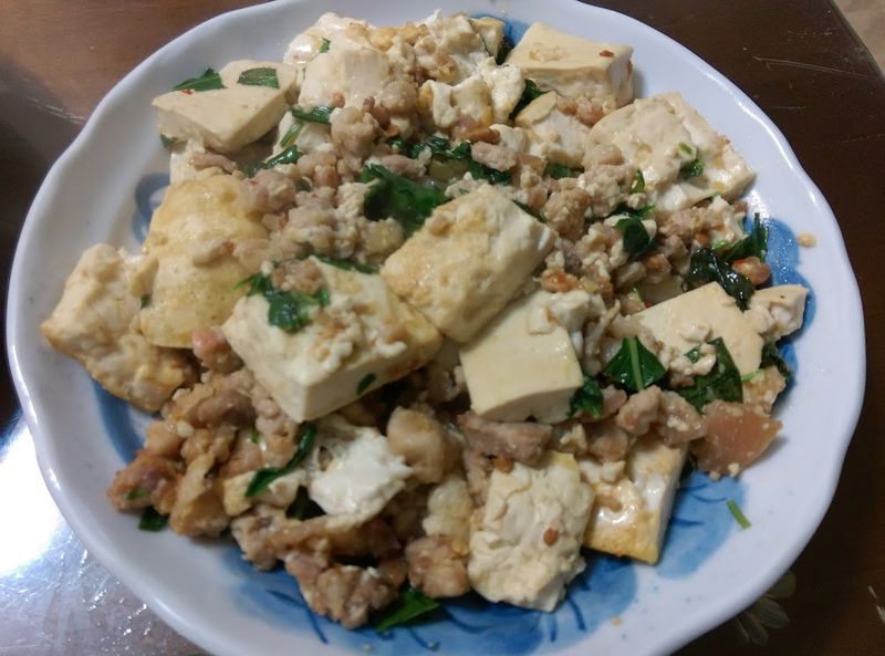 ♡ 塔香豆腐炒肉 ♡