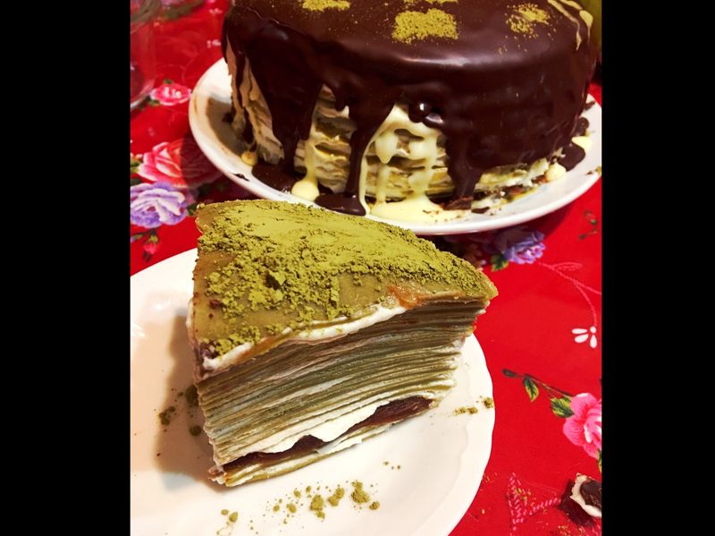 抹茶千層蛋糕