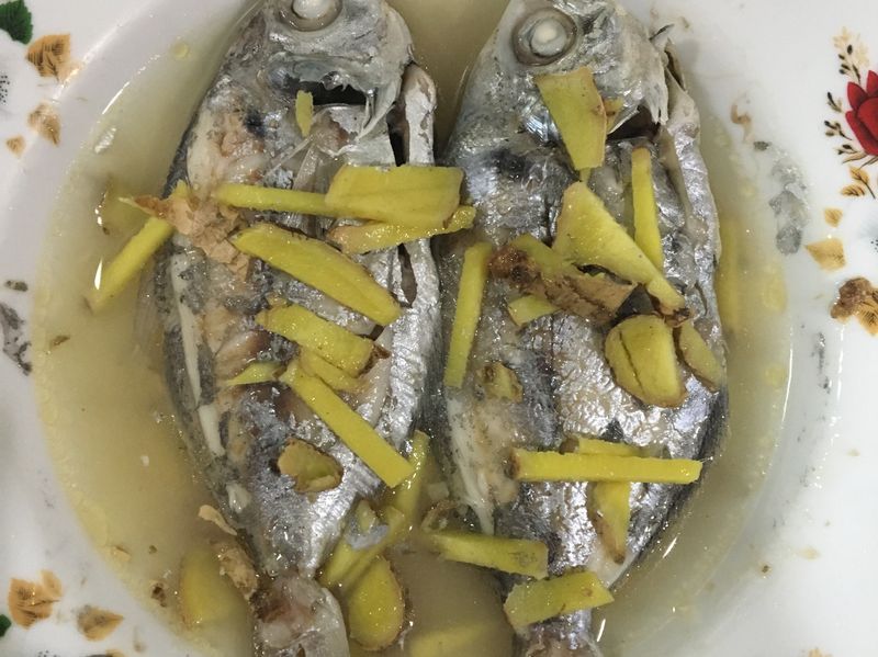 米酒薑蒸肉魚