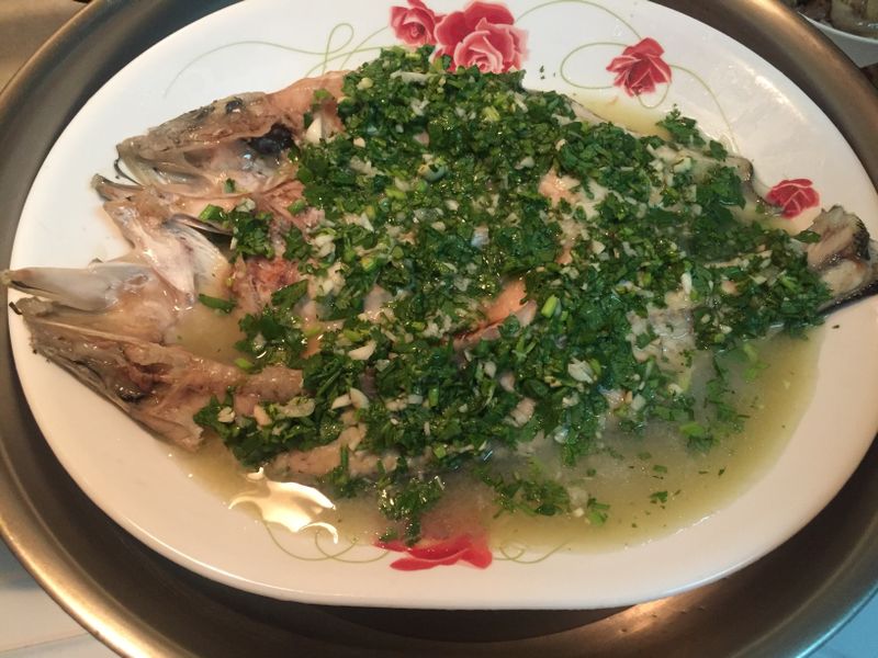 檸檬清蒸魚