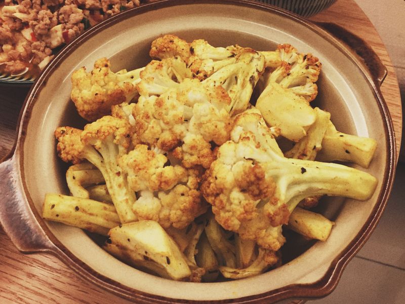 香烤花椰菜（簡單快速便當下酒菜）