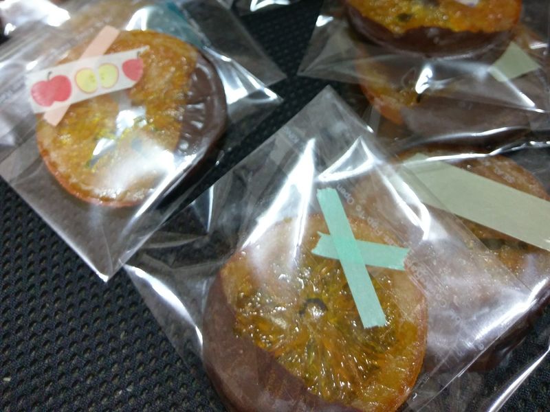 晶瑩剔透♥巧克力橙片