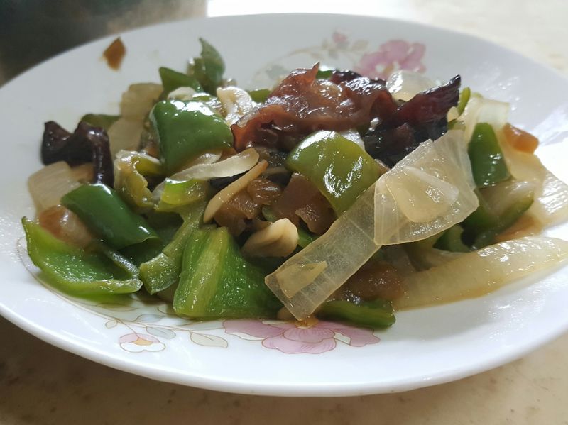 蔭瓜炒青椒