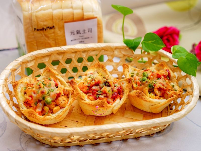 土司杯小披薩