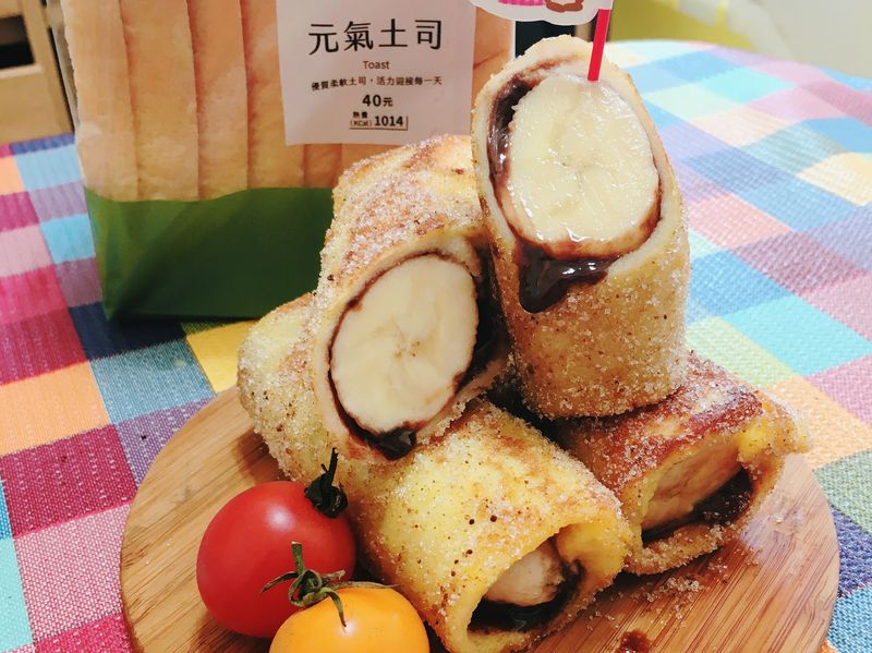 甜蜜蜜好滋味~香蕉黑糖吐司捲