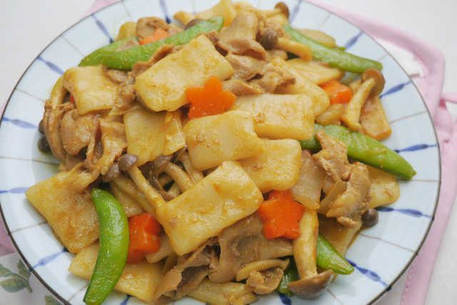 咖喱麵疙瘩