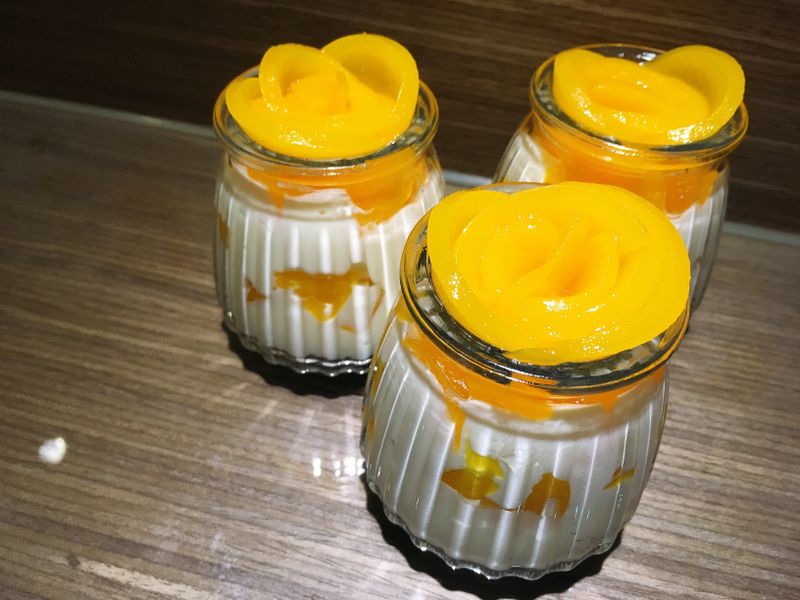 🍑水蜜桃乳酪杯🍑
