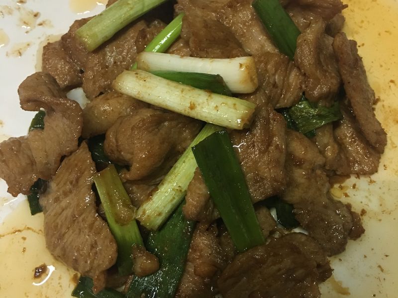 蔥爆松阪豬