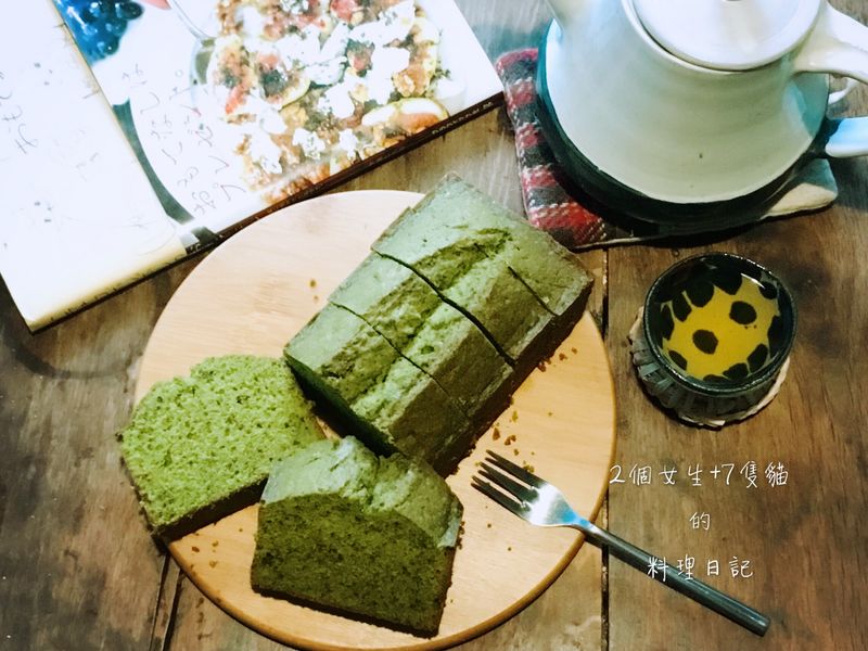 濃厚抹茶拿鐵磅蛋糕【全蛋法】