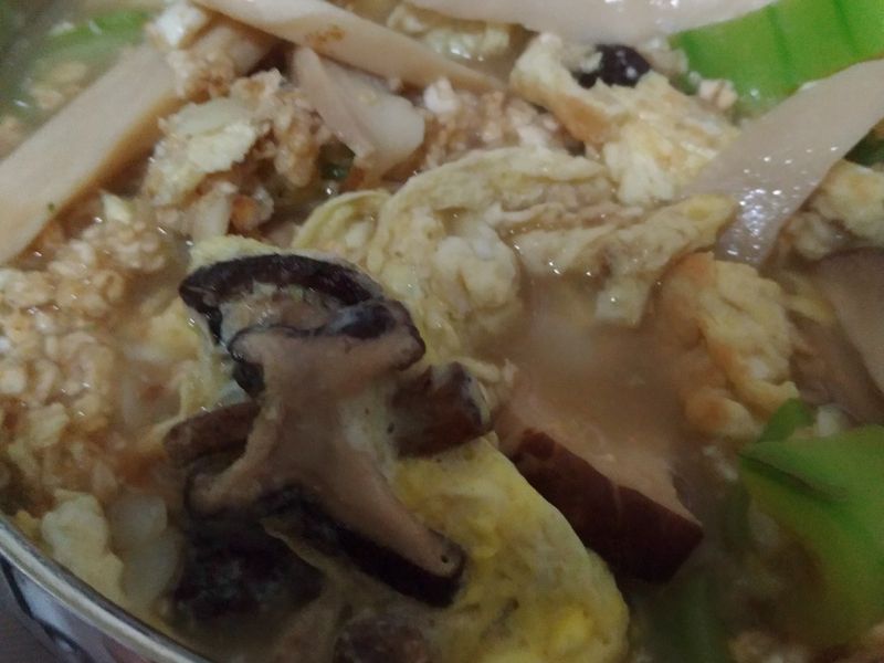 在外住宿簡易料理-絲瓜燕麥粥