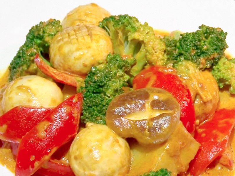 薑黃炒四蔬 │ 餐桌上的南洋風