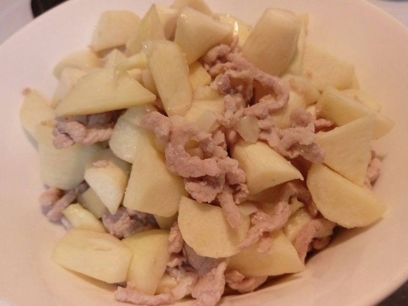 下班易料理~筊白筍炒肉絲