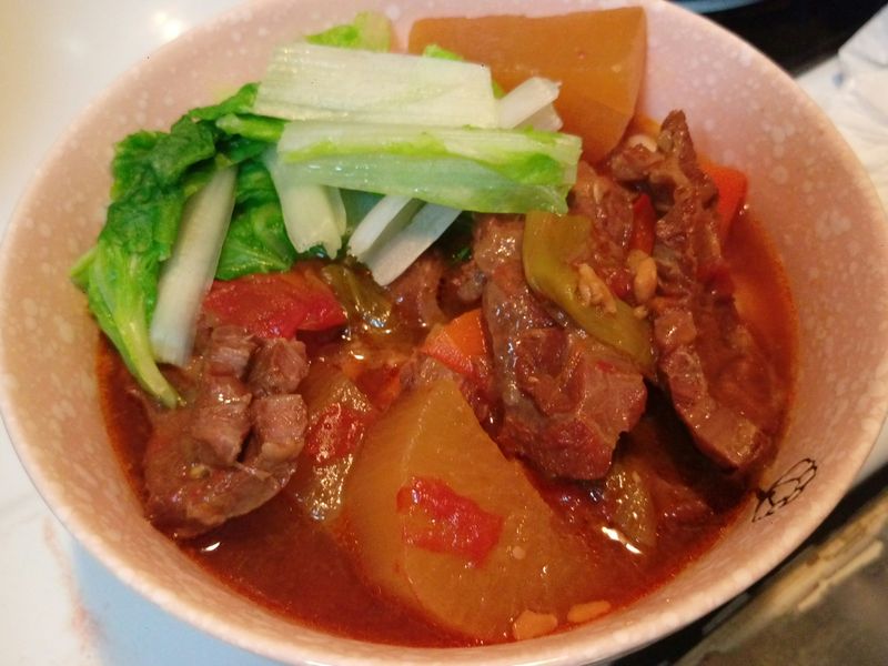 犒賞自己~紅燒牛肉麵
