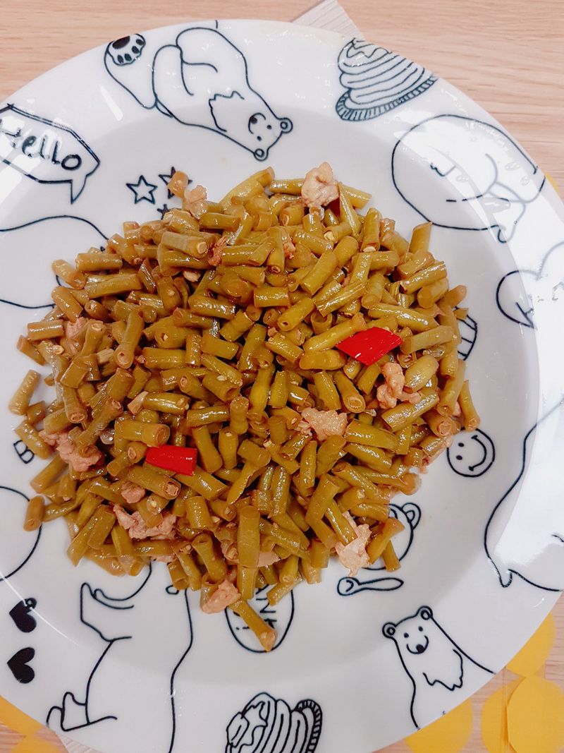 【肉末炒酸豆】無敵下飯