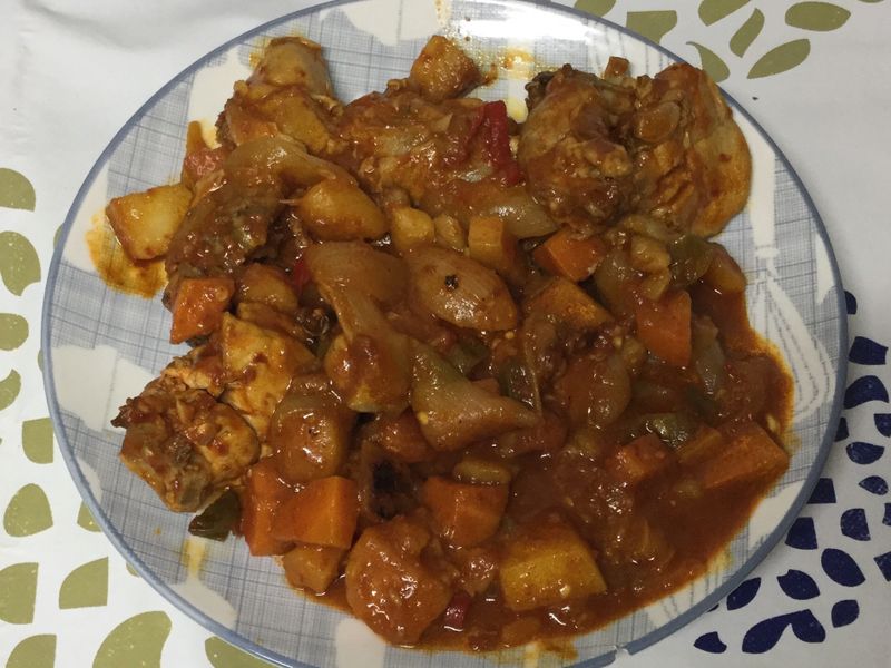 （韓式）炒雞肉 닭볶음탕