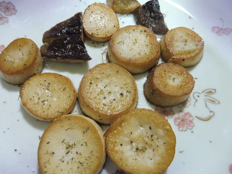 鹽炒杏鮑菇
