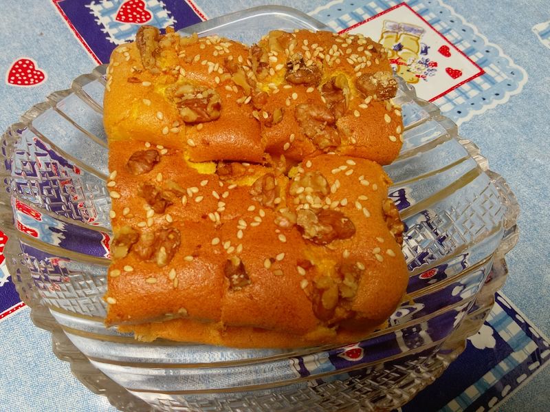 南瓜核桃蛋糕