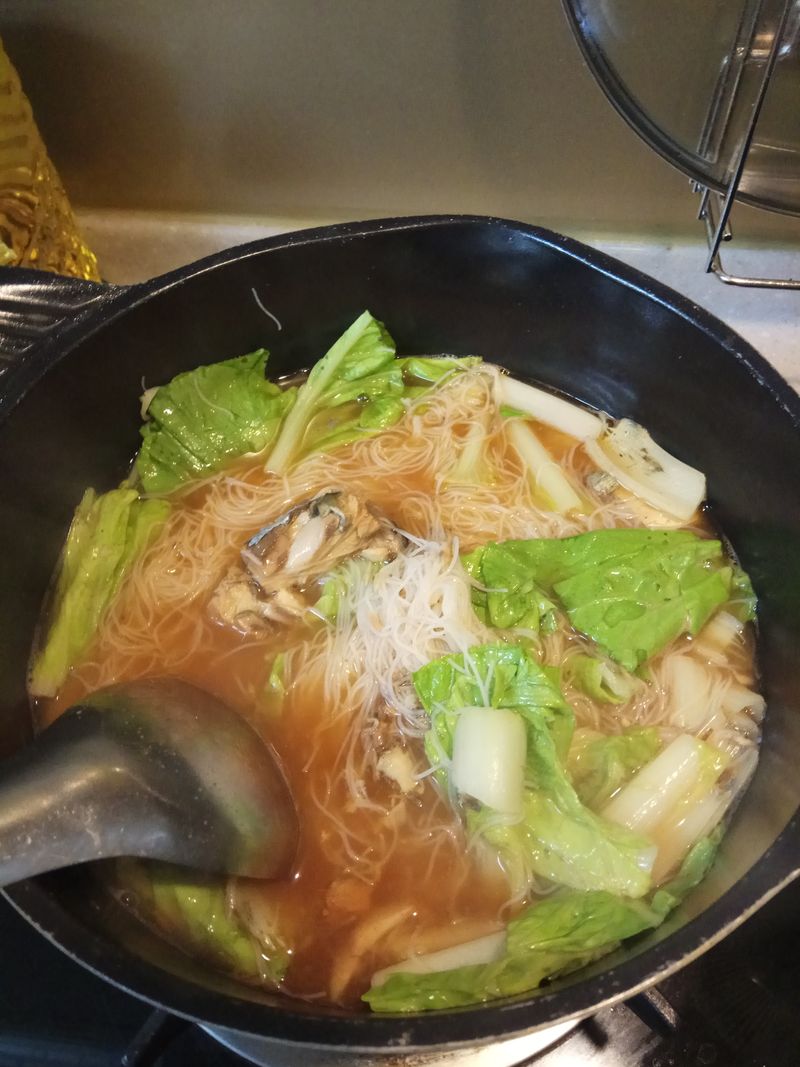 蕃茄鯖魚米粉