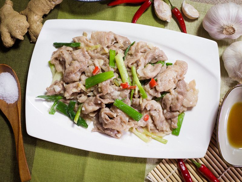 【厚生廚房】蔥爆炒肉片
