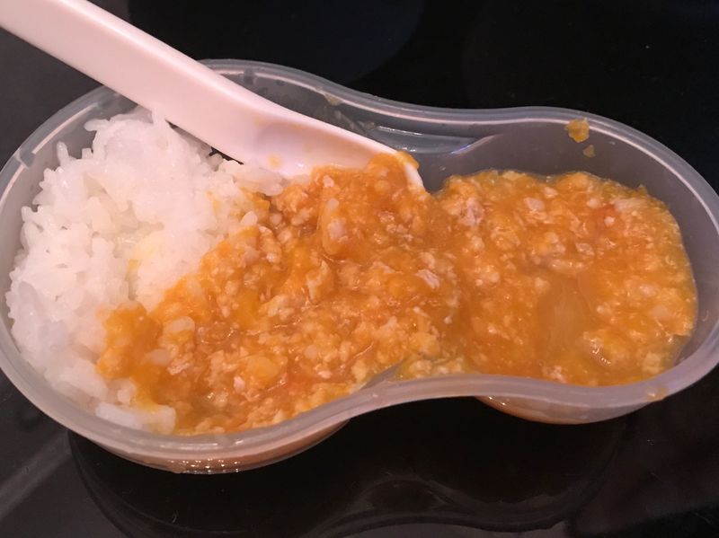 簡單嬰兒食譜 南瓜肉碎飯 bb餐